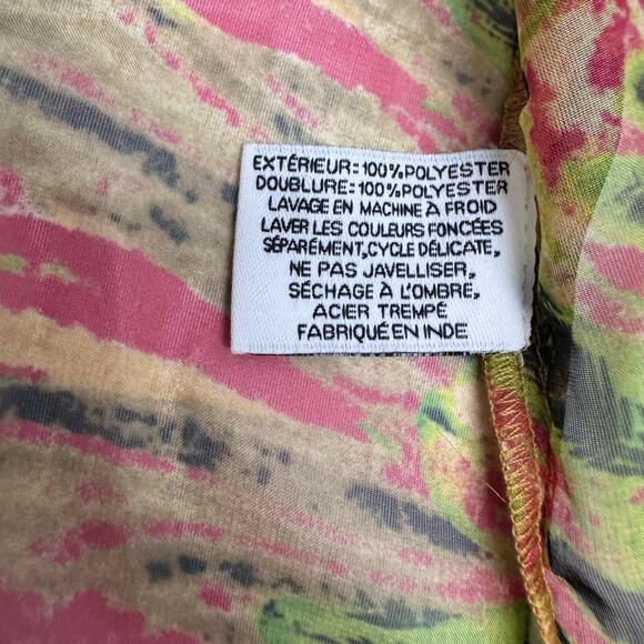 NWT Walter Baker Anthropologie Sheer Long Sleeve Top Blouse Casual Artsy Boho M - Picture 8 of 8